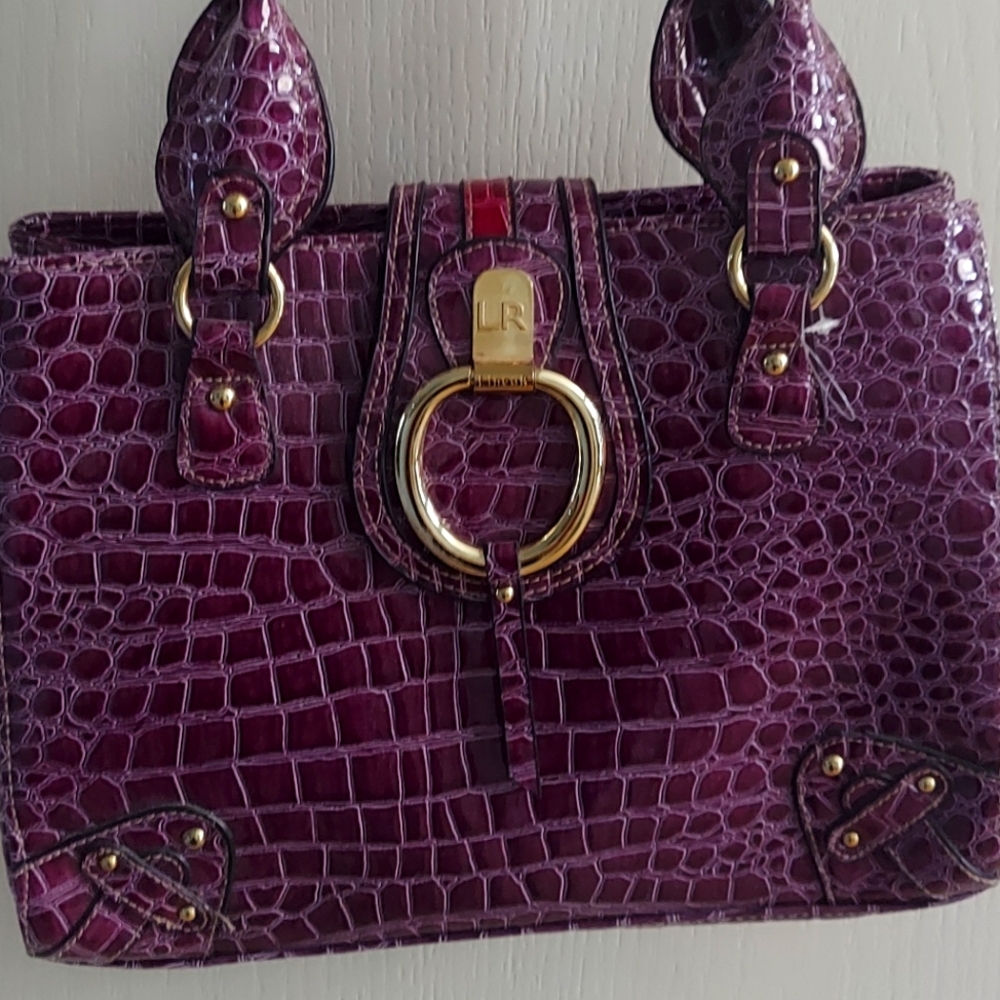 Faux Crocodile Pattern Bag